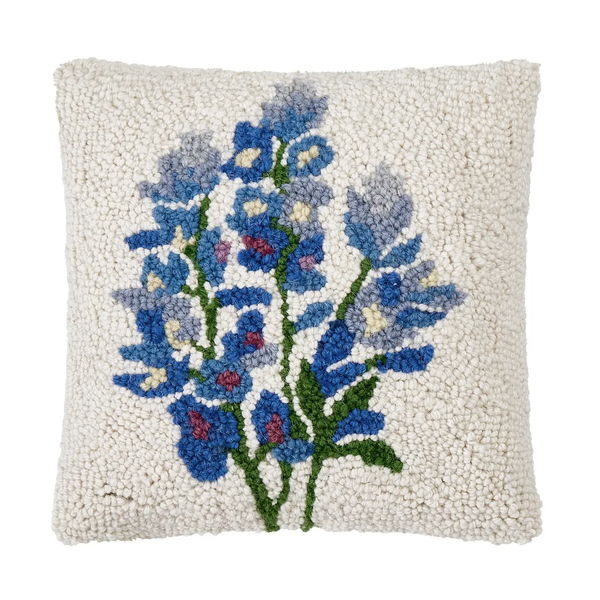 Bluebonnet Hook Pillow