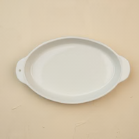 Nora Fleming Oval Baker Pinstripes