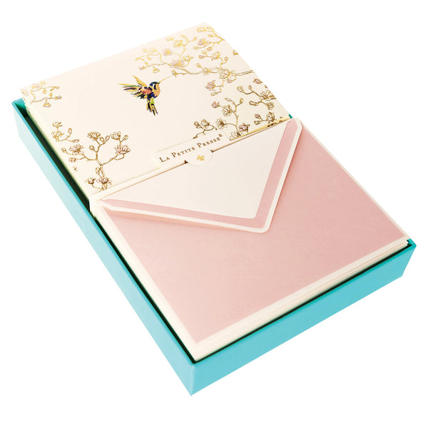 Boxed Correspondence Notes - Hummingbird