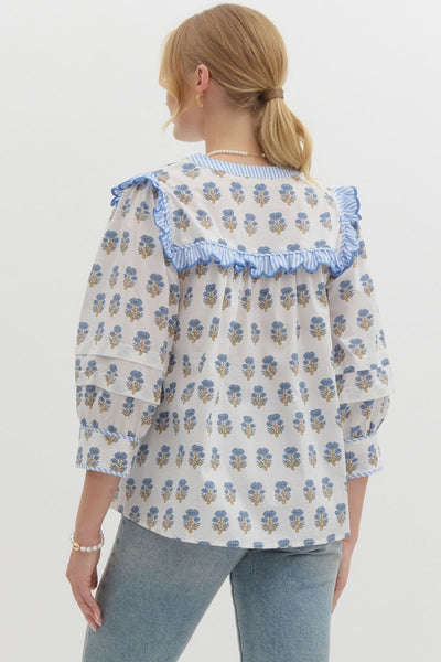 Puff Sleeve Pullover Top