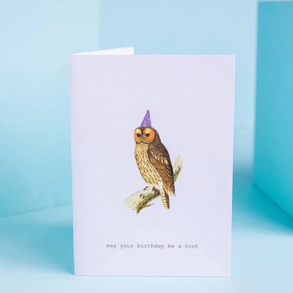 Birthday Hoot Greeting Card