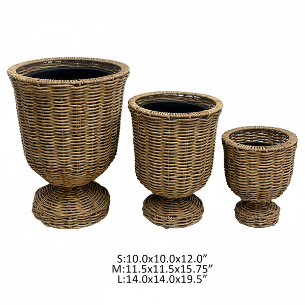 Poly Weave Urns, 3 Sizes