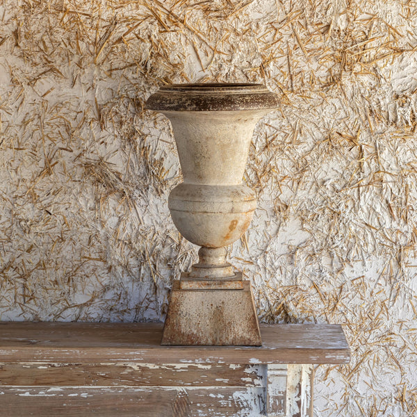 Aged Metal Urns