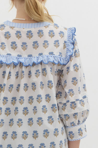 Puff Sleeve Pullover Top