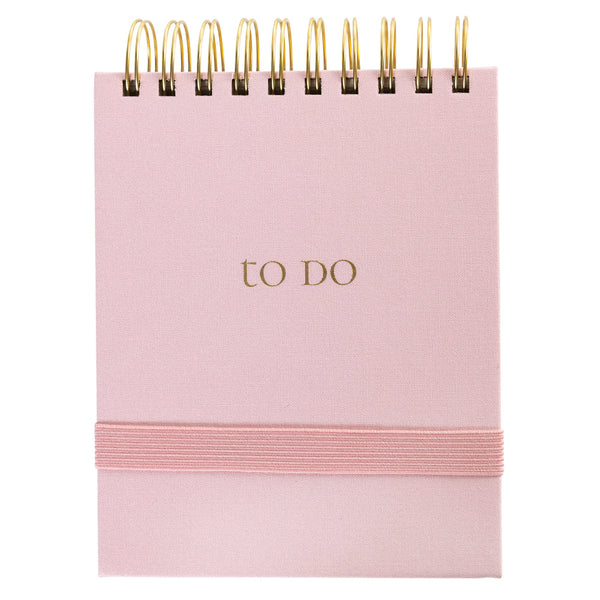 Fabric-Bound Notepad - Blush Pink