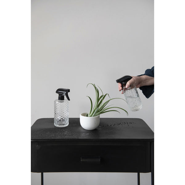 Embossed Glass Spray Bottle, 2 Styles