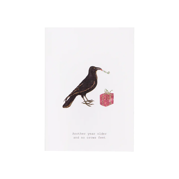 Crows Feet Greeting Card