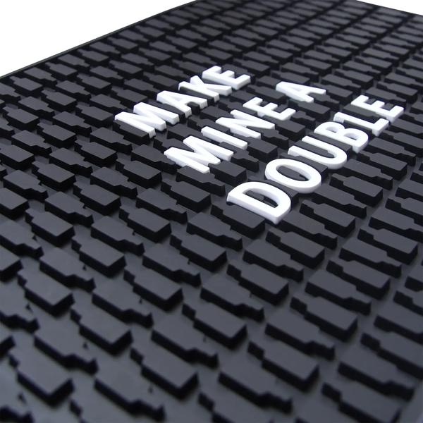 Make Mine A Double Bar Mat