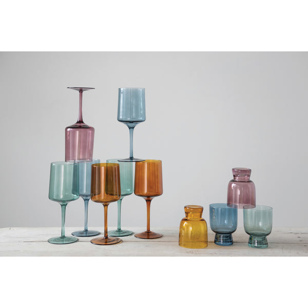 Colored Stemless Glasses