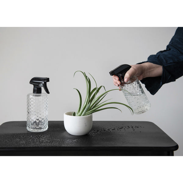 Embossed Glass Spray Bottle, 2 Styles