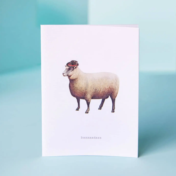 Baadass Greeting Card