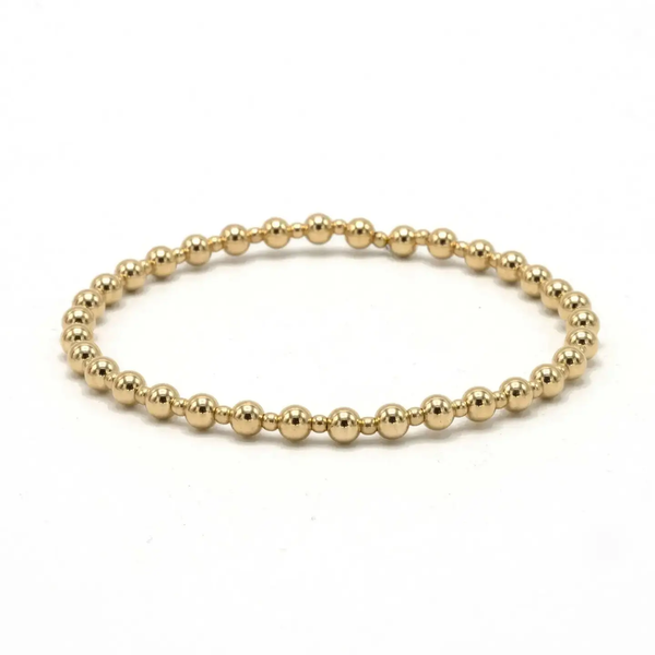 4mm+2mm+4mm Gold Filled Waterproof Dimension Bracelet