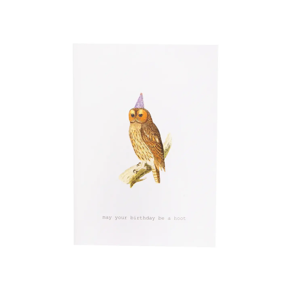 Birthday Hoot Greeting Card