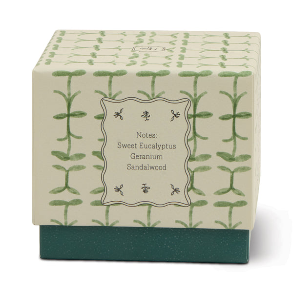 Tulip Glass Candle - Green Verbena & Lemongrass