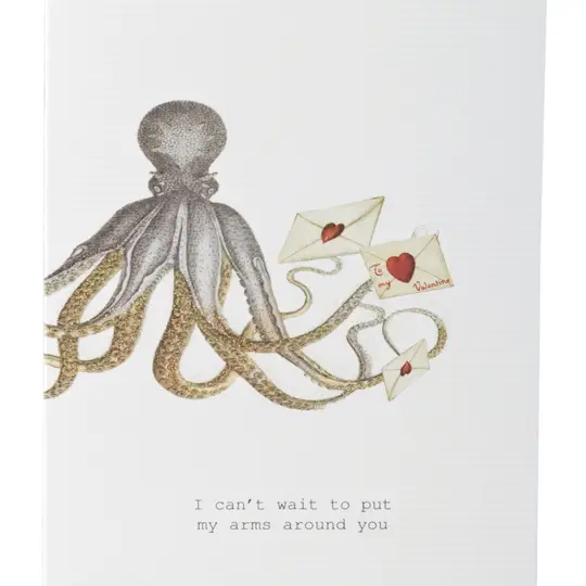 Can't Wait to Put My Arms Around You Greeting Card