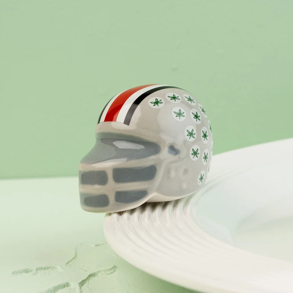 Nora Fleming Mini - Ohio State University Helmet