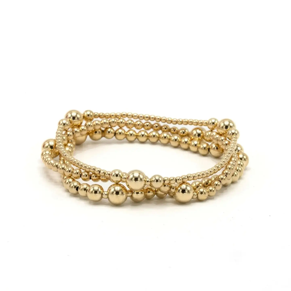 Nantucket 3x6 14K Gold Filled Beaded Bracelet