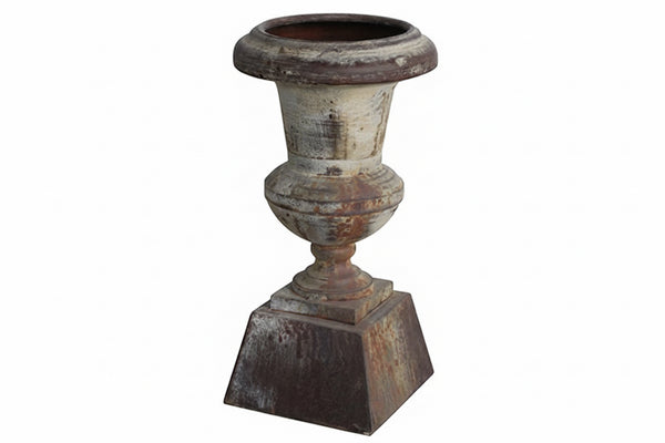 Aged Pedestal Urns
