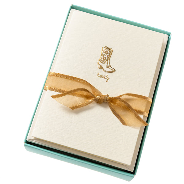 Petite Boxed Notecards - Cowgirl Boots