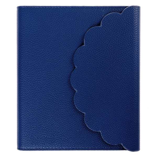 Vegan Leather Wrap Journal - Cobalt Blue