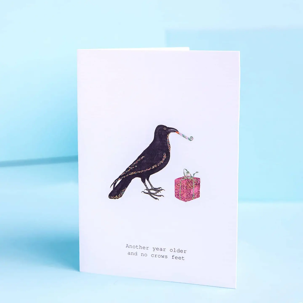 Crows Feet Greeting Card