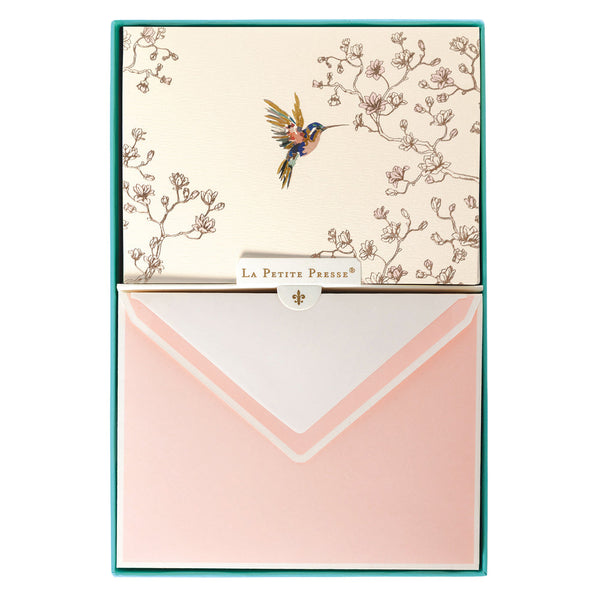 Boxed Correspondence Notes - Hummingbird