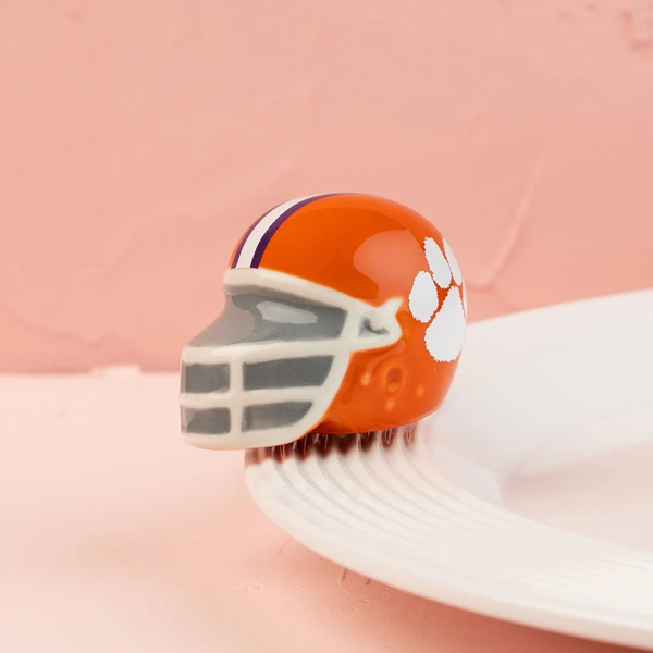 Nora Fleming Mini - Clemson Helmet