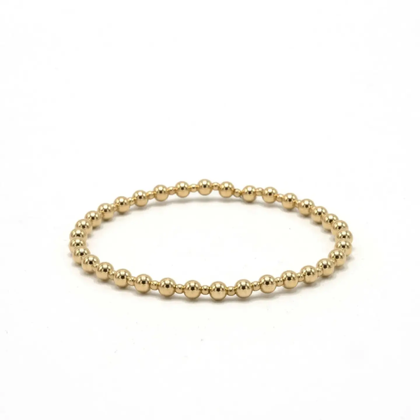 4mm+2mm+4mm Gold Filled Waterproof Dimension Bracelet