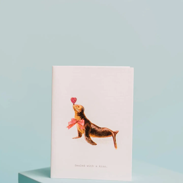 Sealed with A Kiss Greeting Card
