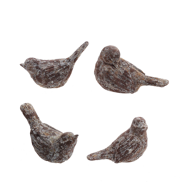 Bird with Distressed Finish, 4 Styles