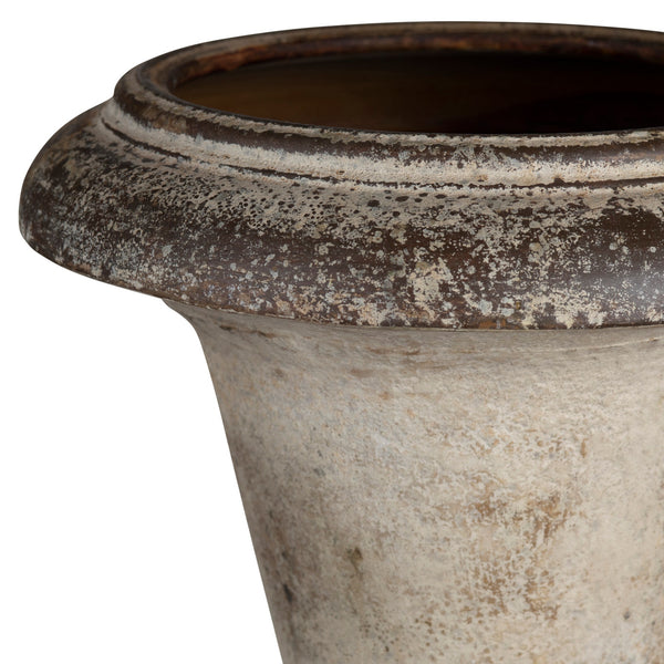 Aged Metal Urns