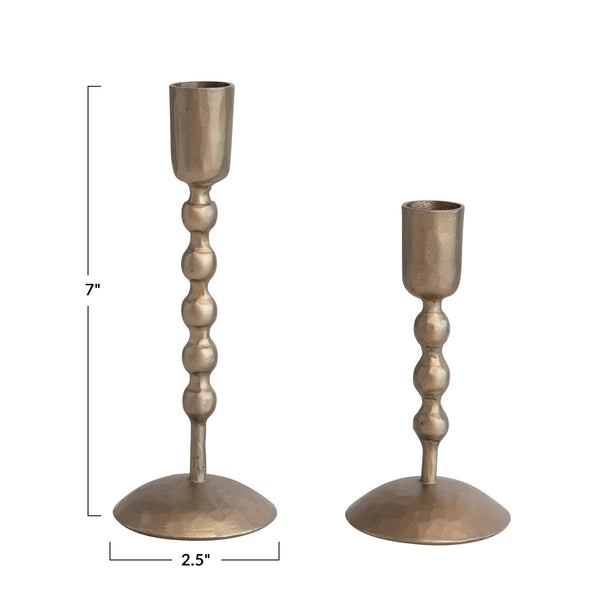 Cast Iron Taper Candle Holders