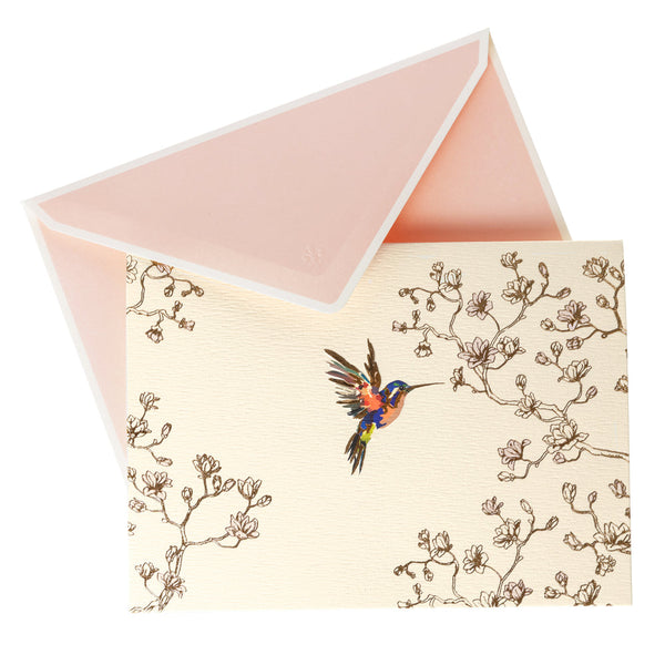 Boxed Correspondence Notes - Hummingbird