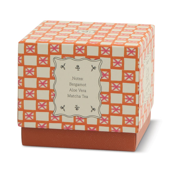 Tulip Glass Candle - Pink Cactus Flower