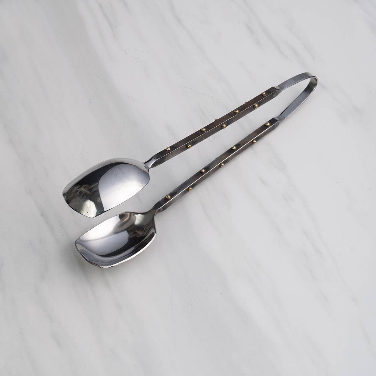 Tong - Black and Gold Dots
