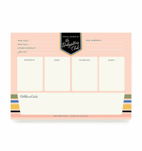 Babysitters Club Notepad