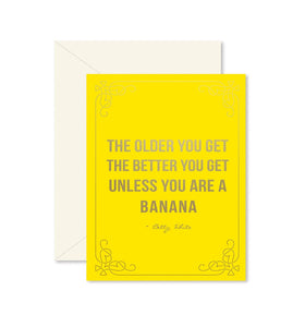 Birthday Banana Card