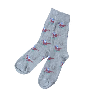 Grey Raceday Socks