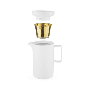 Jona™ Matte Finish Teapot in White