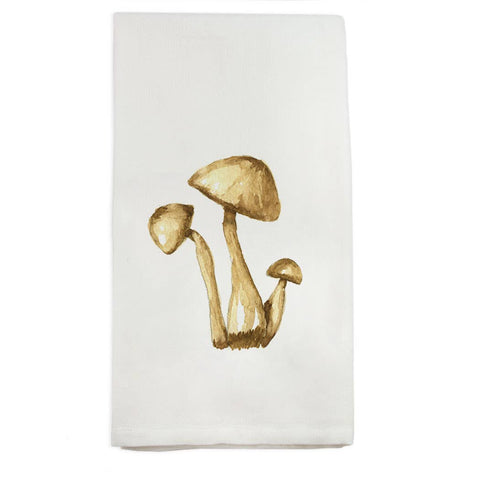 Three Mushrooms Tea Towel