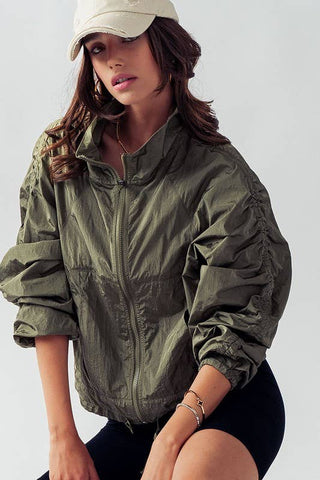 BELLA LIGHTWEIGHT ZIP UP JACKET