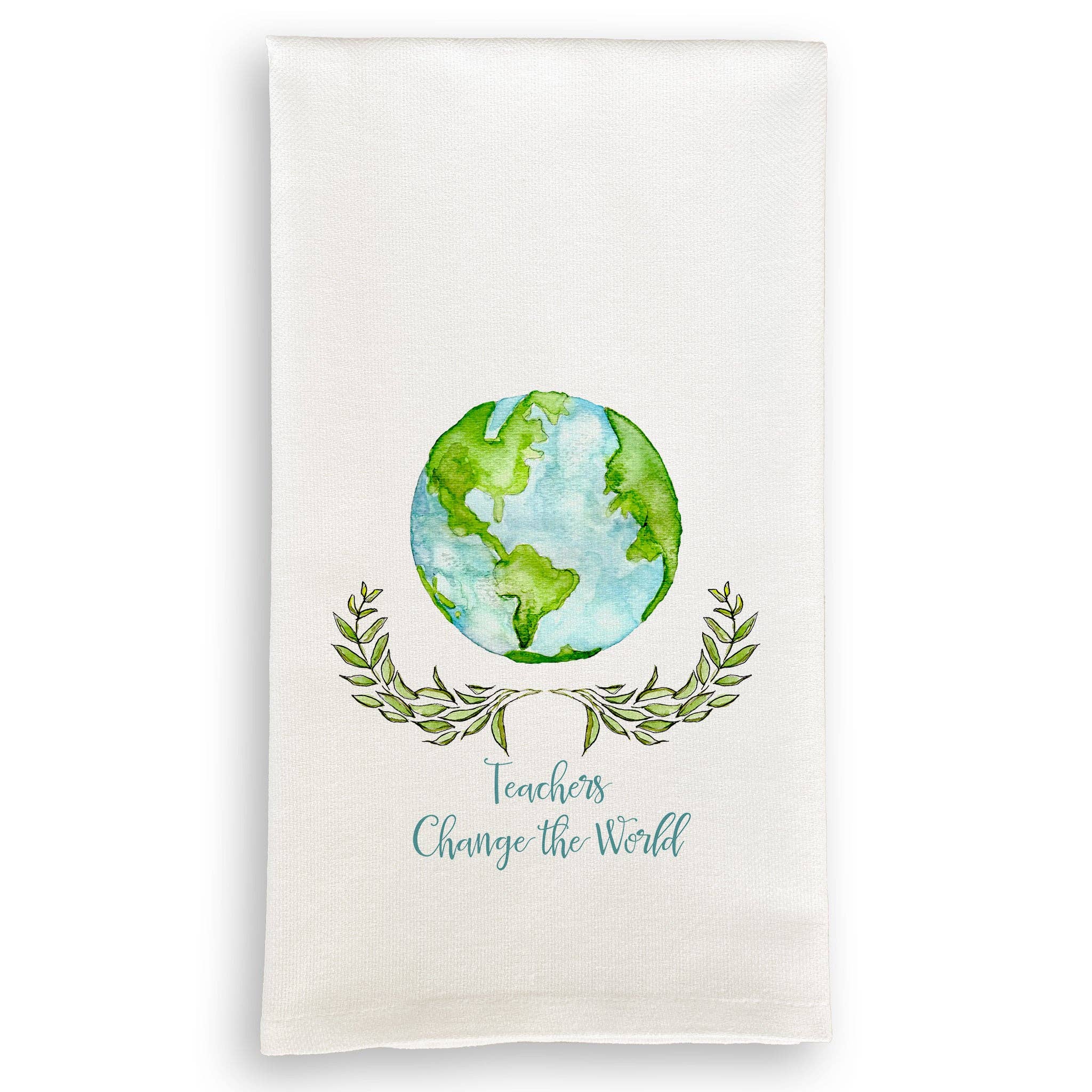 Teachers Change the World Tea Towel