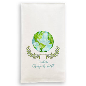 Teachers Change the World Tea Towel