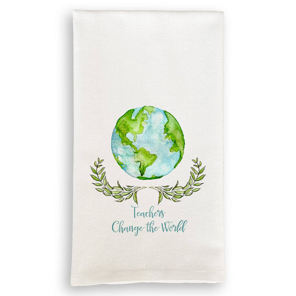Teachers Change the World Tea Towel