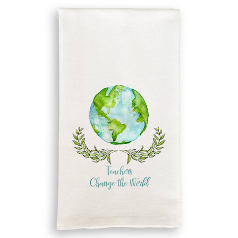 Teachers Change the World Tea Towel