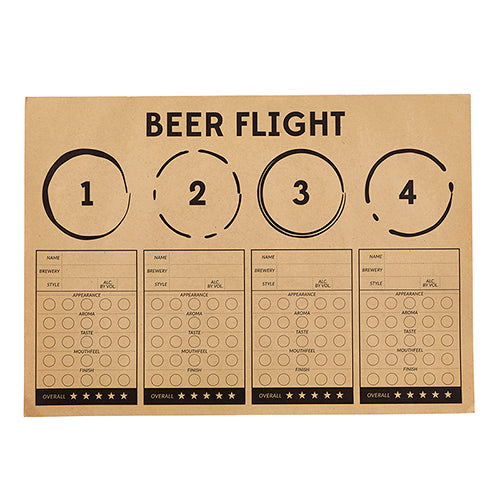 Beer Tasting Placemat