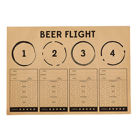 Beer Tasting Placemat