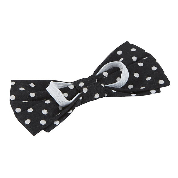 Pet Bow Tie - Polka Dot Black