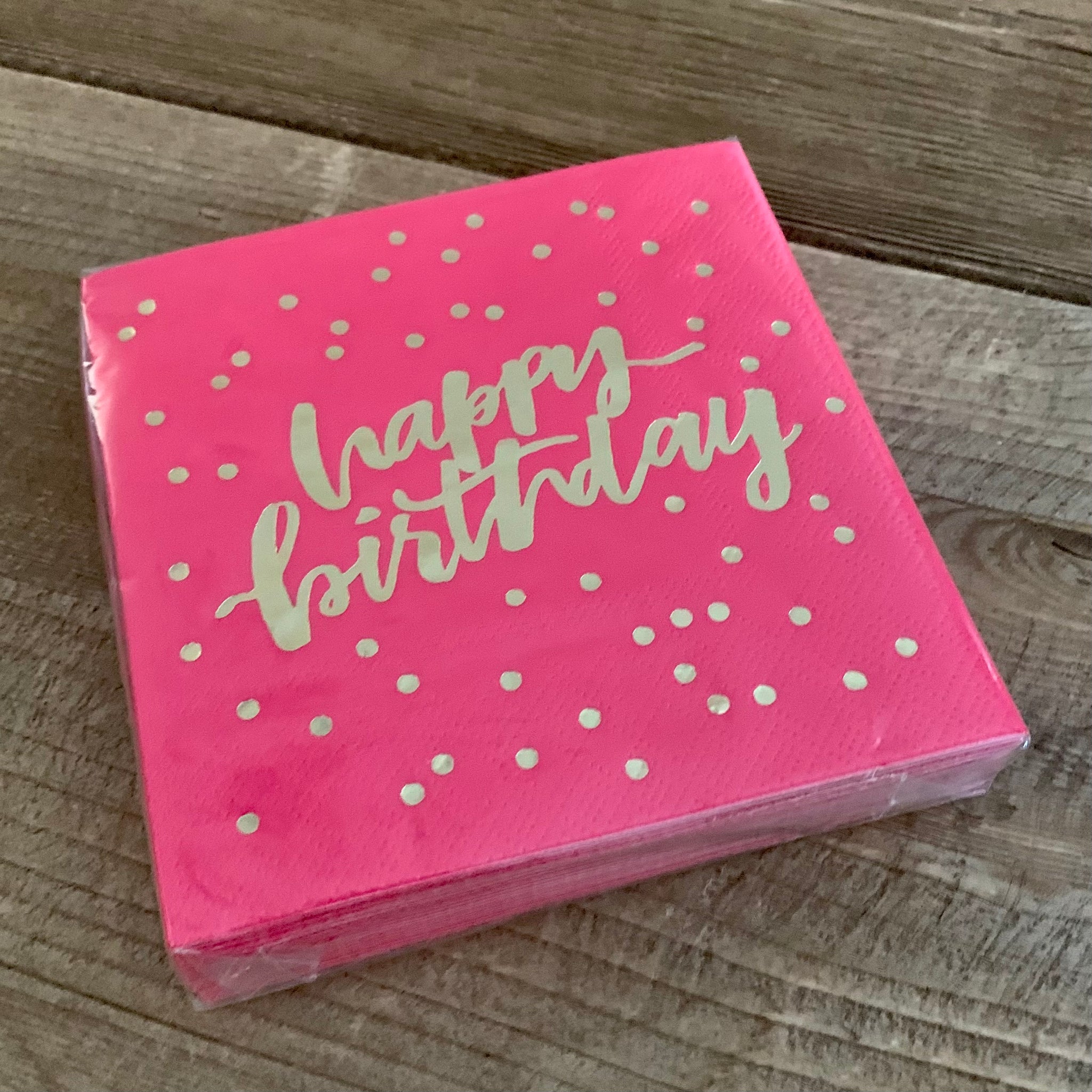 Cocktail Napkins - Happy Birthday