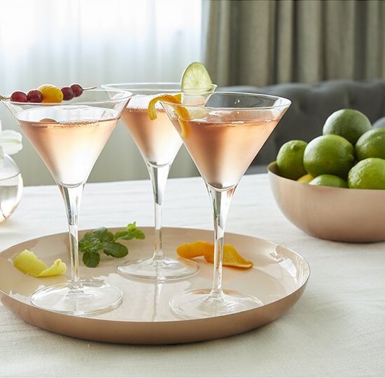 Blush & Copper Tray